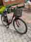 Röd dam landsvägscykel 28" stl M