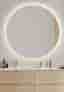 Hafa Store rund badrumsspegel LED 1000 mm