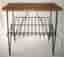 Tidningshylla Tidningsbord Sidobord String & Teak Vintage