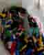 LEGO – Blandade bitar (tre fulla pappkassar)