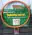 Oanvänd basketkorg i metall från Green Sport, komplett med nät
