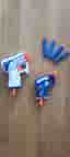 Nerf Elite leksakspistoler med pilar