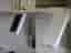3D-printad vit mobilhållare för skåp och hyllkant