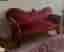 EN VIKTORIANSK SNIDAD MAHOGNY SHOWFRAME SOFFA