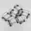 Blomvagnar, 6 st, metall, B = 34