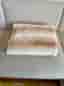 Zara Home fluffig pläd filt beige/vit