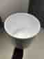 Keramik cylinderkruka 21 cm - Vit
