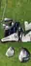 Golfset med bag och vagn