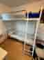 IKEA VITVAL loftsäng 90x200 vit
