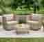 Loungebord Split beige konstrotting från Rusta