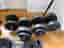 Hantelset och vikter med stång och kettlebell