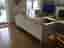 Ikea Landskrona 3-sits vitt skinn