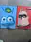 Två Pixar-filmer på DVD (engelskt tal)