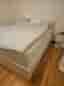 IKEA MALM sängstomme 160x200, hög modell – vit