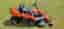 Husqvarna åkgräsklippare orange
