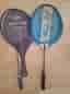 Badmintonracketar, 2 st, Carlton Powerflo och Yonex