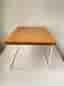 Vintage string-hylla i ljus teak