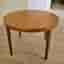 Runt soffbord i teak retro