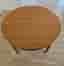 Runt soffbord i teak retro