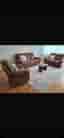 Soffgrupp i mycket fint skick – 3+2+1-sits med soffbord