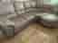 Italiensk designsoffa i skinn