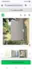 Beige sidomarkis / insynsskydd till uteplats eller balkong