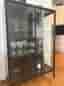 IKEA vitrinskåp glas svart 80x120 cm