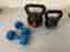 Iron Gym kettlebells 16 kg och 8 kg + dumbbells 5 kg