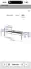IKEA SNIGLAR juniorsäng med UNDERLIG madrass 70x160 cm