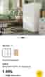 Malm byrå vit från ikea 2 st
