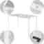 Nytt ML-Design Matbord/Skrivbord 120* 70* 75 cm. Metall/glas