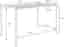 Nytt ML-Design Matbord/Skrivbord 120* 70* 75 cm. Metall/glas