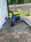 Eldriven trike gokart blå/svart för barn