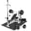 Multigym , hantlar, motionscykel och roddmaskin
