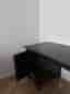 Ikea Hemnes Skrivbord svart med förvaring
