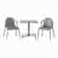 IKEA TUNHOLMEN utegrupp, 4 stolar, bord och dynor
