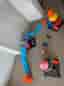 Hot Wheels lekset bilbana med monster och matstationer