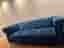 Chesterfield soffgrupp i blå sammet – 3-sits + 2-sits