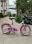 Decathlon barncykel 16" vit/rosa