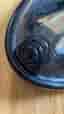 Helmask cyklop/snorkelmask svart