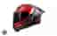 LS2 FF807 carbon DRAGON RED MC-hjälm XS röd/svart