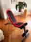 Weider 150 TC träningsbänk svart/röd