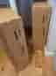 2 x IKEA MALM Byrå med 2 lådor, mörkröd, 40x55 cm - nya stick