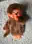 Monchhichi apa docka brun