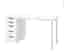 IKEA Stort Skrivbord 200x60 Vit
