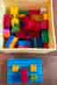 LEGO DUPLO förvaringslåda med klossar - ljusgul