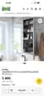 IKEA LETTAN spegelskåp 80x15x95 cm