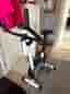 Treekrunner motionscykel vit/svart