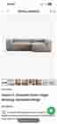 Grand 3-Sitssoffa Divan Höger Minetyg, Sandshell Beige