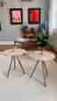 Sidobord / sängbord / soffbord Come here bord, design Steffen Juul för Woud